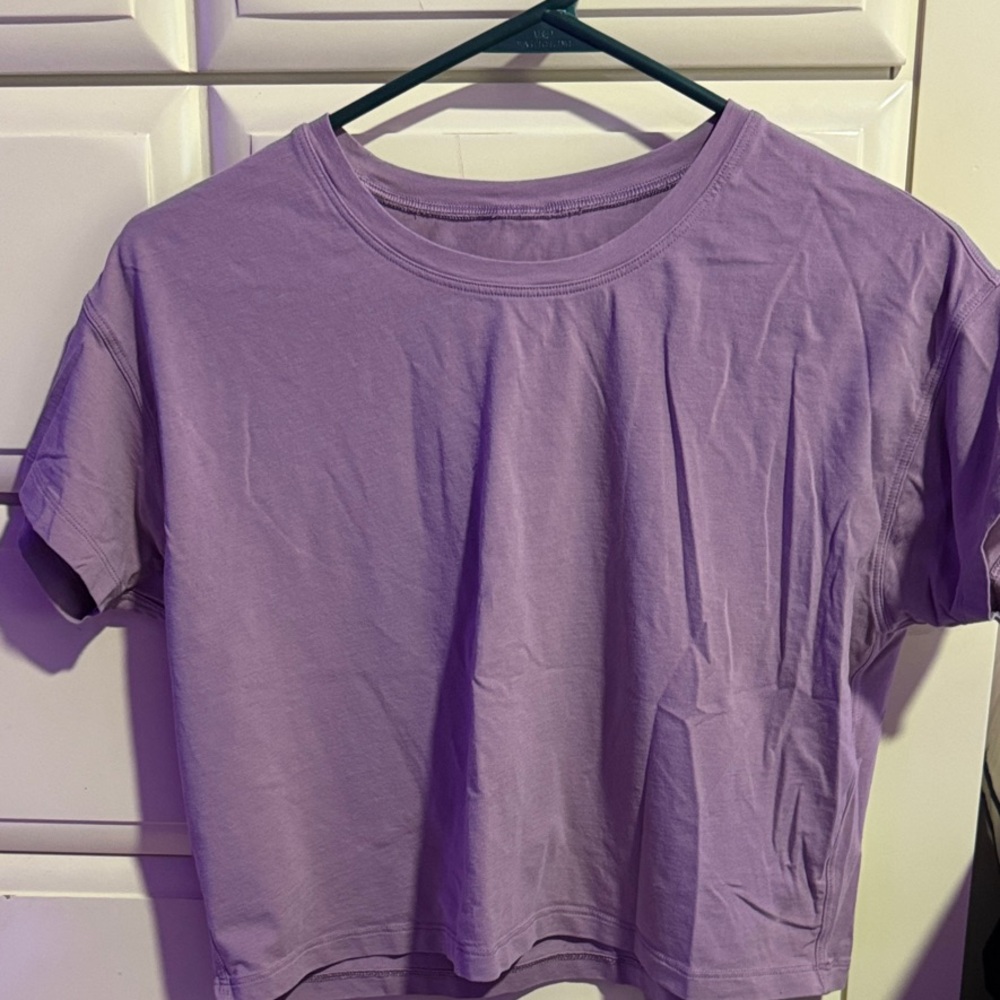 lululemon athletica Purple Short Sleeve Tee women’s small 6